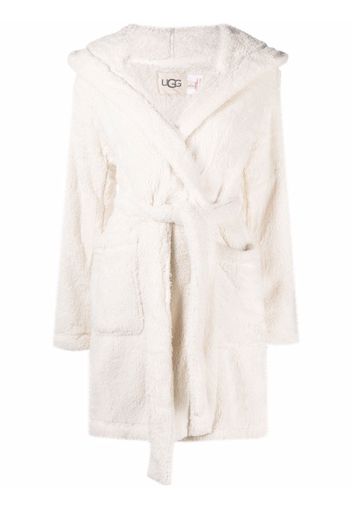 UGG faux-fur belted robe - Toni neutri