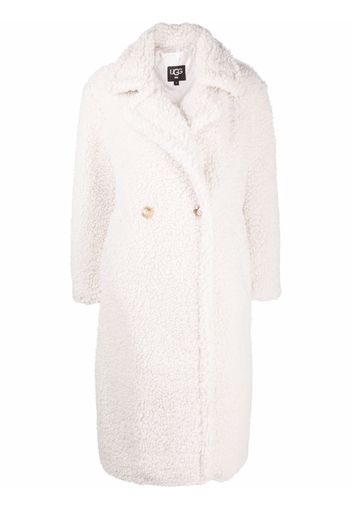 UGG Gertrude faux-shearling coat - Bianco