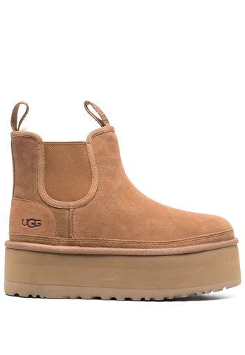 UGG Classic Mini platform ankle boots - Toni neutri