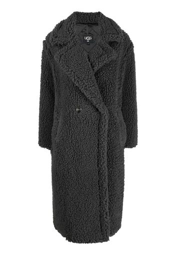 UGG Gertrude double-breasted teddy coat - Grigio