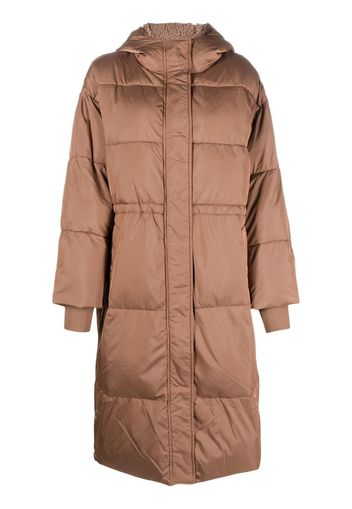 UGG Keeley long puffer coat - Marrone