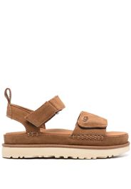 UGG suede touch-strap sandals - Marrone