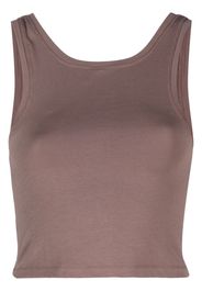 UGG cropped tank top - Marrone