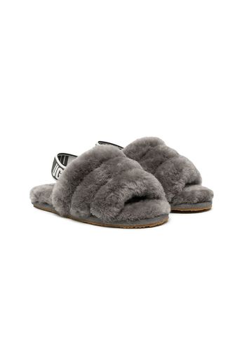 UGG Kids Sandali Fluff Yeah - Grigio