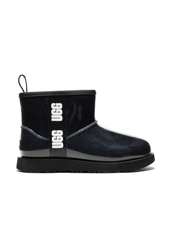 UGG Kids logo-print rain boots - Nero