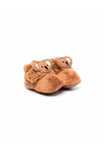 UGG Kids Bixbee appliqué pre-walkers - Marrone