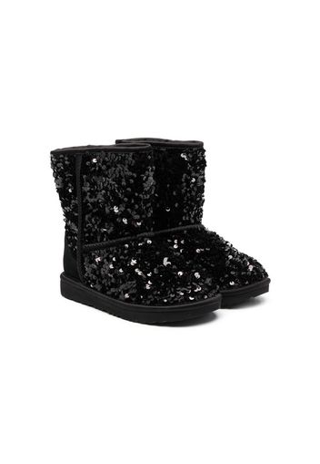 UGG Kids Holiday sequin-embellished boots - Nero