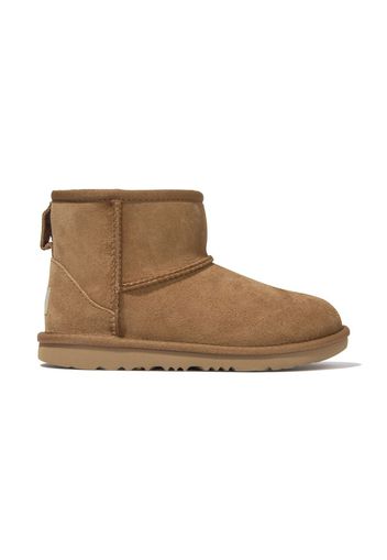 UGG Kids Ultra-Mini leather boots - CHE