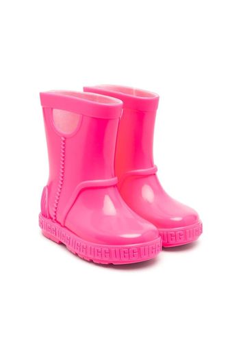 UGG Kids round-toe rain boots - Rosa