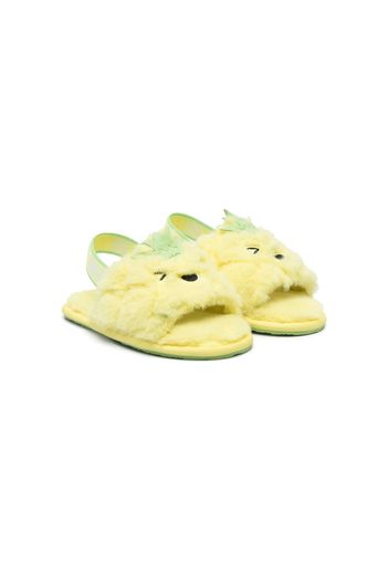 UGG Kids Fluff Yeah Pineapple slippers - Giallo