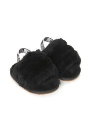 UGG Kids Sandali con banda logo - Nero