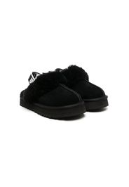 UGG Kids Funkette shearling slippers - Nero