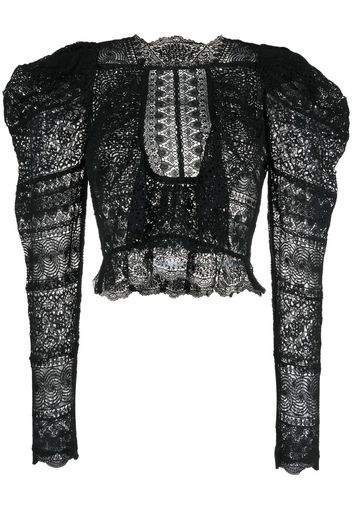 Ulla Johnson Eloise lace blouse - Nero