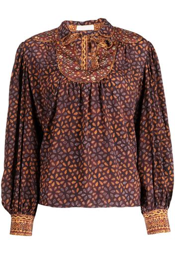 Ulla Johnson Aninda printed silk blouse - Multicolore