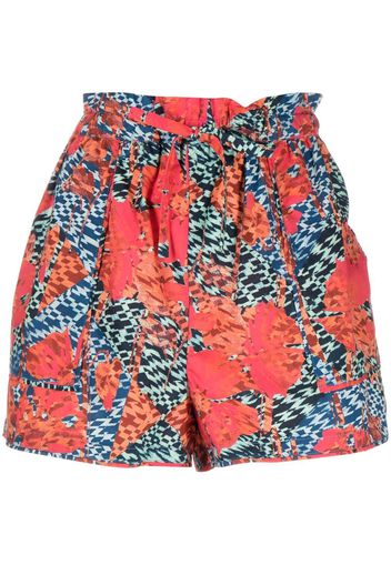 Ulla Johnson Shorts Edlyn a vita alta - Rosso