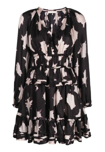 Ulla Johnson Emery tie-dye mini dress - Nero