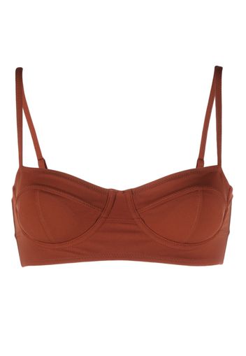 Ulla Johnson Zahara bikini top - Marrone