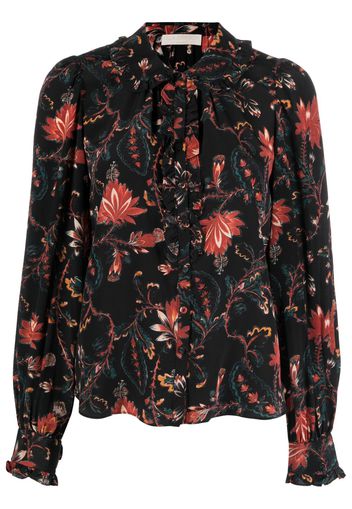 Ulla Johnson Philipa floral-print blouse - Nero