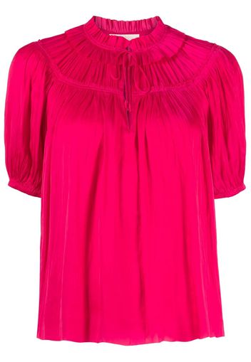 Ulla Johnson Eleni short-sleeves top - Rosa