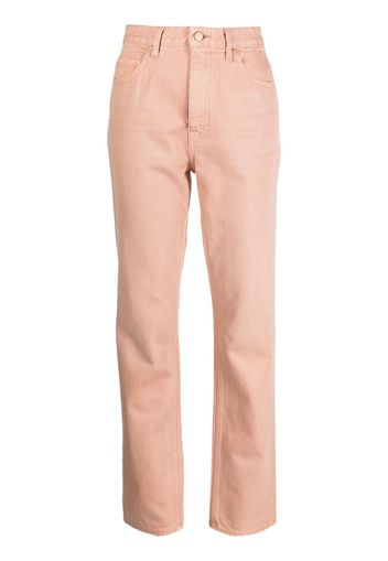 Ulla Johnson Jeans dritti a vita media - Rosa