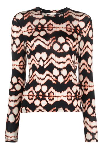 Ulla Johnson Eve graphic-print top - Toni neutri