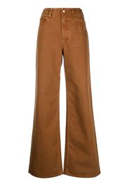 Ulla Johnson high-rise wide-leg jeans - Marrone