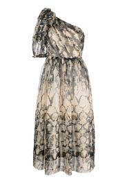 Ulla Johnson Artemis one-shoulder midi dress - FOSSL ECRU
