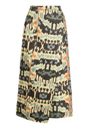 Ulla Johnson Navi printed cotton skirt - Multicolore