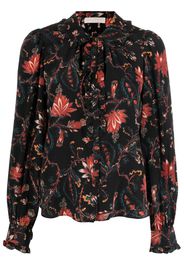 Ulla Johnson Philipa floral-print blouse - Nero