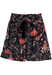 Ulla Johnson Shorts a fiori - Nero