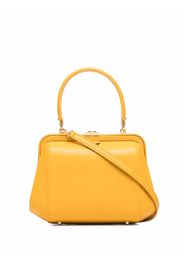 Ulyana Sergeenko Class leather tote bag - Giallo