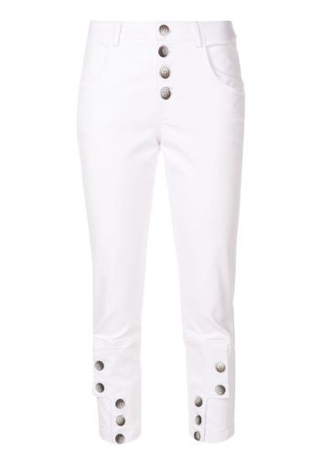 Uma | Raquel Davidowicz Pantaloni crop Pita - Bianco