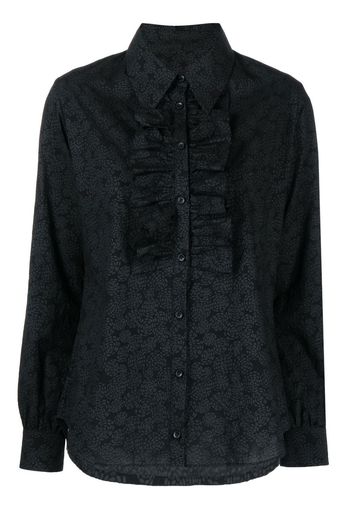 Uma Wang Camicia con ruches - Nero