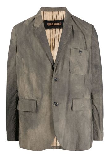 Uma Wang Blazer con effetto schiarito - Grigio