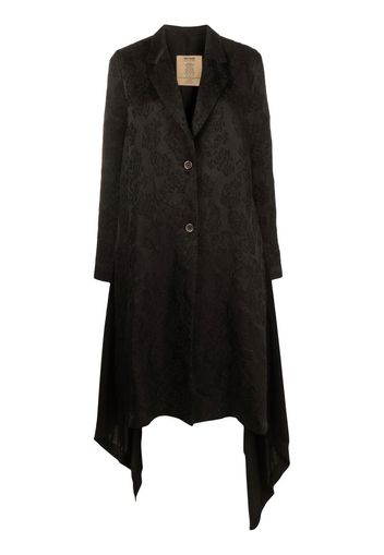 Uma Wang floral-jacquard print coat - Nero