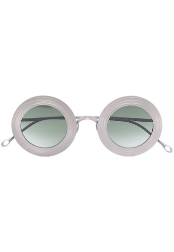 Uma Wang round-frame gradient sunglasses - Argento