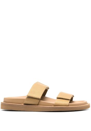 Uma Wang slip-on touch-strap sandals - Marrone