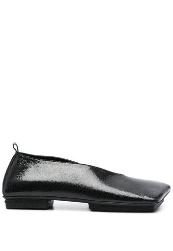 Uma Wang 15mm square-toe ballerina shoes - Nero