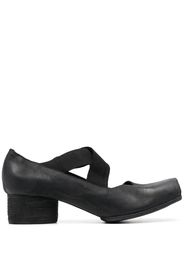 Uma Wang square-toe High Ballet shoes - Nero