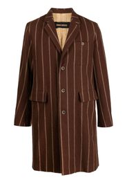 Uma Wang stripped wool blazer - Marrone