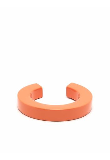 Uncommon Matters Bracciale rigido con motivo geometrico - Arancione