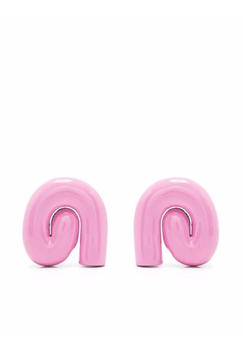 Uncommon Matters Nimbus chunky-swirl earrings - Rosa