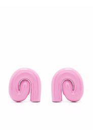 Uncommon Matters Nimbus chunky-swirl earrings - Rosa