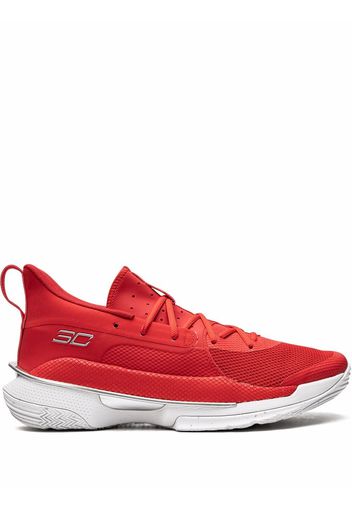 Under Armour Team Curry 7 low-top sneakers - Rosso