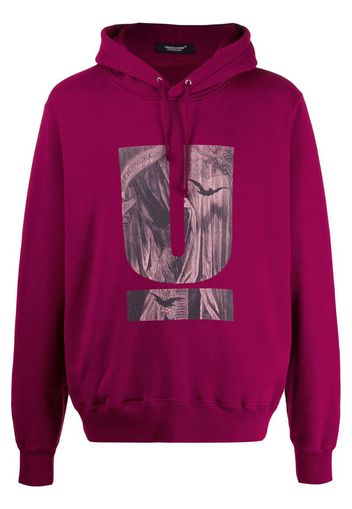 graphic-print hoodie