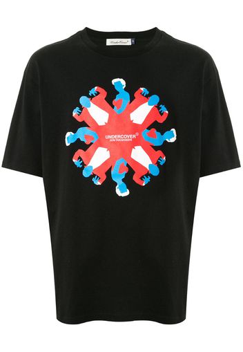 graphic-print logo T-shirt