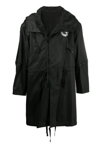 detachable sleeve parka