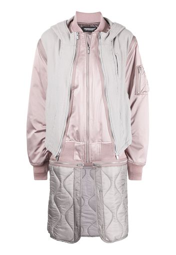 UNDERCOVER multi-layer bomber coat - Viola