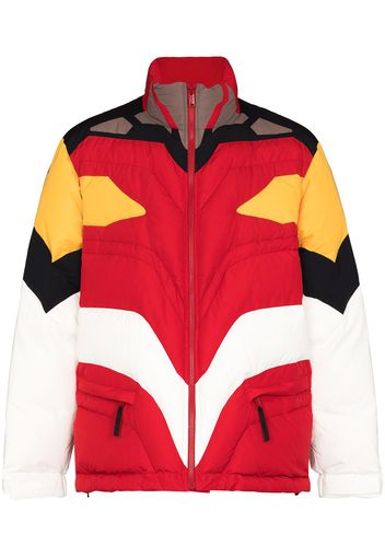 UNDERCOVER UDCVR X EVANGELION PDD JKT RED GRY MULT - Rosso