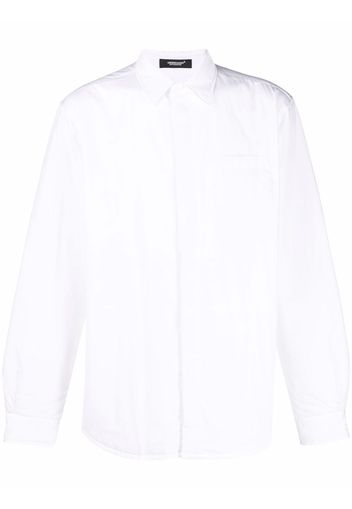 UNDERCOVER padded long-sleeve shirt - Bianco